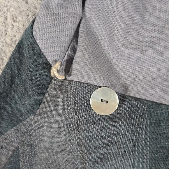 Rebe By Debra Weiss Green and Gray Handmade In USA  Dress Size Small - Picture 6 of 12